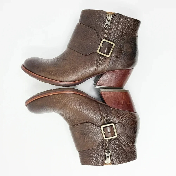 Kork-Ease Isa Dark Brown Leather Ankle Boots 6.5 - Picture 7 of 13
